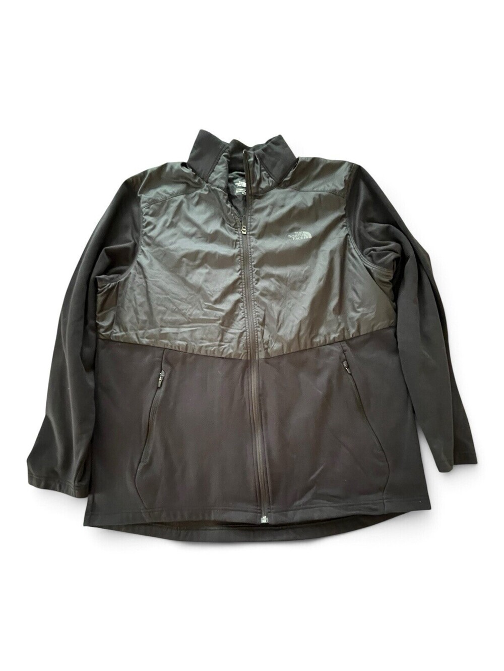 The North Face Apex Quester Hybrid Softshell Jacket Men’s XL Black Colorblock